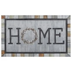 Karastan Doorscapes 1'6" X 2'6" Gray Door Mat