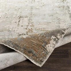 Surya Brunswick 2' X 3' Sage, Brown, Gray, White And Teal Area Rug -Home Decoration Series 4947927 3