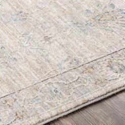 Surya Avant Garde 9' X 12'1" Gray, Beige And Denim Area Rug -Home Decoration Series 4950111 5