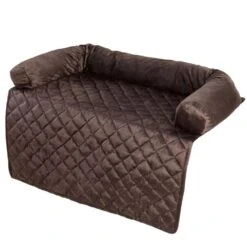 Timberlake PETMAKER Furniture Protector Large Pet Cover With Bolster In Brown