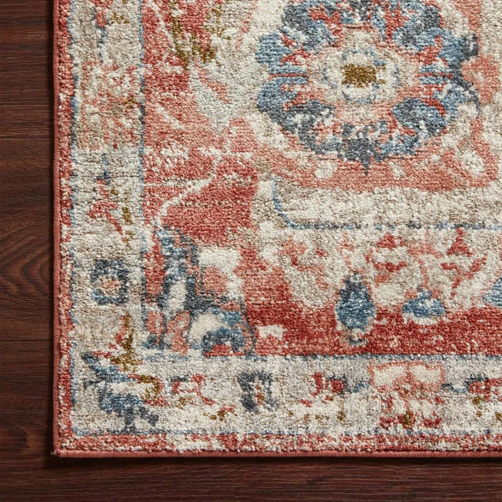 Loloi II Saban 2'7" X 8' Rust And Multicolor Runner 4 Loloi II Saban 2'7" X 8' Rust And Multicolor Runner - Image 2