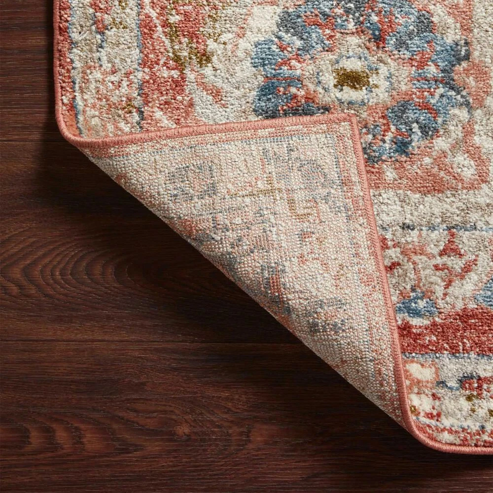 Loloi II Saban 2'7" X 8' Rust And Multicolor Runner 5 Loloi II Saban 2'7" X 8' Rust And Multicolor Runner - Image 3