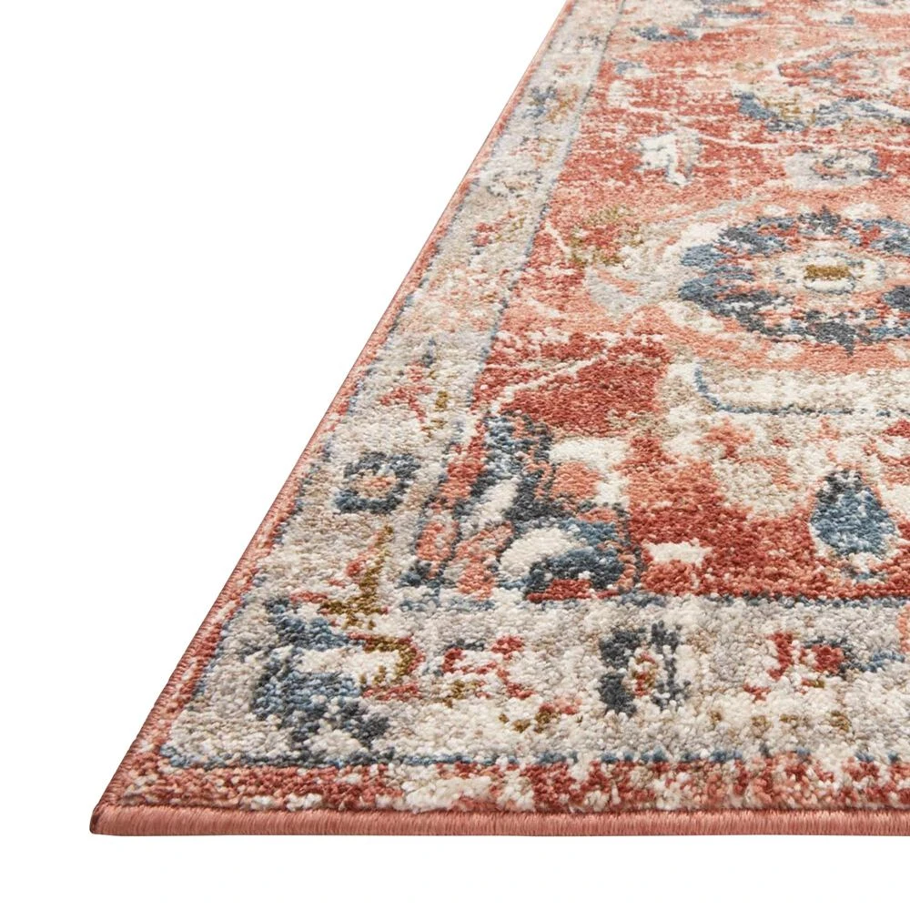 Loloi II Saban 2'7" X 8' Rust And Multicolor Runner 7 Loloi II Saban 2'7" X 8' Rust And Multicolor Runner - Image 5
