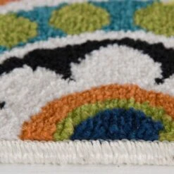 Central Oriental Terrace Tropic Burnette 8'8" X 11'10" Snow And Multicolor Area Rug 12 Central Oriental Terrace Tropic Burnette 8'8" X 11'10" Snow And Multicolor Area Rug -Home Decoration Series 5061066 5