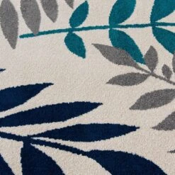 Central Oriental Terrace Tropic Blythewood 5' X 7'3" Cloud And Metal Area Rug -Home Decoration Series 5061280 6