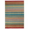 Central Oriental Terrace Tropic Santee 5' X 7'3" Red And Blue Area Rug -Home Decoration Series 5061413 1