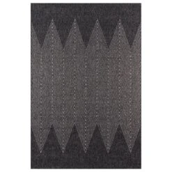Momeni Como COM-5 3' X 8' Charcoal Area Performance Rug