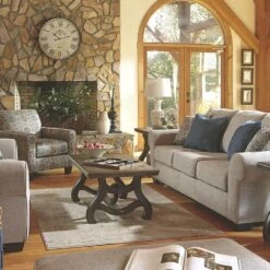 Signature Design By Ashley Augustina Wall Clock In Antique Black -Home Decoration Series 50894484 5