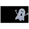 Callaway Halloween Ghost 1'5" X 2'5" Black And White Door Mat -Home Decoration Series 5095569 1