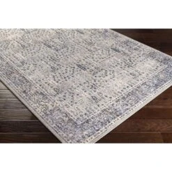 Surya Infinity 7'10" X 10' Dark Blue, Camel, Gray And Cream Area Rug -Home Decoration Series 5099165 3