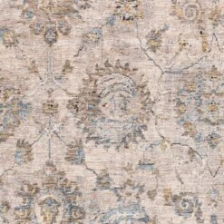 Surya Mirabel 2'7" X 10' Teal, Aqua, Mustard, Brown, Taupe And Beige Runner -Home Decoration Series 5102787 5