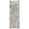 Surya Laila 2'7" X 10' Gray, Navy, Camel, Wheat, Beige, Taupe And Cream Runner