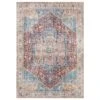 Surya Amelie AML-2310 2' X 2'11" Burnt Orange, Beige, Blue, Navy And Peach Area Rug