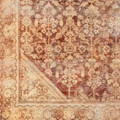Surya Amelie 2'7" X 7'10" Brown, Saffron, Wheat And Tan Runner -Home Decoration Series 5113362 2