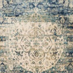 Loloi Anastasia 5'3" X 7'8" Blue And Ivory Area Rug -Home Decoration Series 5186376 4