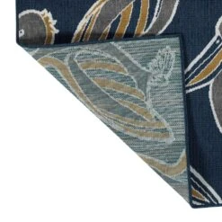 Kaleen Rugs Cabos CAB08-22 1'9" X 3' Navy Indoor/Outdoor Area Rug -Home Decoration Series 5202637 3