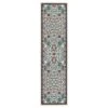 Kaleen Rugs Sunice 2'2" X 8' Ivory, Navy, Tangerine, Lime Green And Light Blue Runner -Home Decoration Series 5204641 1