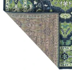 Kaleen Rugs Sunice 1'9" X 3' Navy, Lime Green, Ivory And Light Blue Area Rug -Home Decoration Series 5205234 3