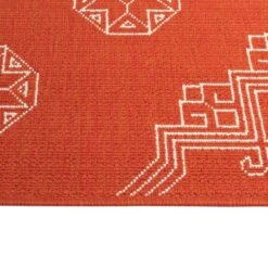 Kaleen Rugs Sunice 2'2" X 8' Tangerine And Ivory Runner 10 Kaleen Rugs Sunice 2'2" X 8' Tangerine And Ivory Runner -Home Decoration Series 5205424 4