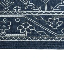 Kaleen Rugs Sunice 1'9" X 3' Navy And White Area Rug -Home Decoration Series 5205598 4