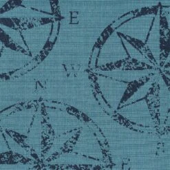 Kaleen Rugs Amalie 2'2" X 8' Light Blue And Navy Indoor/Outdoor Area Rug -Home Decoration Series 5205788 5