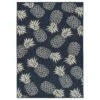 Kaleen Rugs Amalie Pineapple 2'2" X 8' Blue And Ivory Indoor/Outdoor Runner