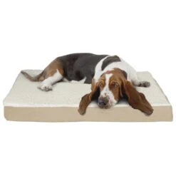 Timberlake Petmaker Orthopedic Sherpa Top Pet Bed In Tan -Home Decoration Series 52177938 3