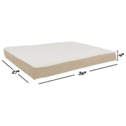 Timberlake Petmaker Orthopedic Sherpa Top Pet Bed In Tan -Home Decoration Series 52177938 6