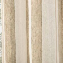 Safavieh Vari 52"x84" Window Panel In Natural/White Stripe -Home Decoration Series 52357258 3