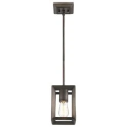 Golden Lighting Smyth Mini Pendant In Gunmetal Bronze -Home Decoration Series 53554218 2
