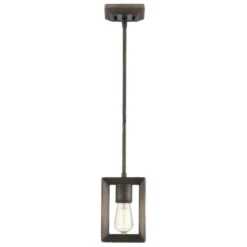 Golden Lighting Smyth Mini Pendant In Gunmetal Bronze -Home Decoration Series 53554218 3