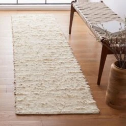 Safavieh Natura NAT322A 2'3" X 8' Ivory Runner -Home Decoration Series 5359064 2
