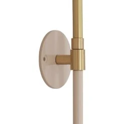 37B Zaphire Wall Sconce In Blush And Matte Brass -Home Decoration Series 53716031 4