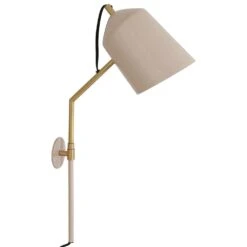 37B Zaphire Wall Sconce In Blush And Matte Brass -Home Decoration Series 53716031 5