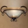 Golden Lighting Meridian 1-Light Wall Sconce In Golden Bronze -Home Decoration Series 54407622 1