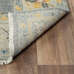 RIZZY Envision Scrolls Bulbs 10' X 14' Gray And Beige Area Rug -Home Decoration Series 5445921 5