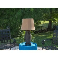 Kenroy Sunset Outdoor Table Lamp In Bronze -Home Decoration Series 54539374 7