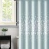 Pem America Christian Siriano Confetti Flowers 72" Shower Curtain In Mint -Home Decoration Series 54564091 1