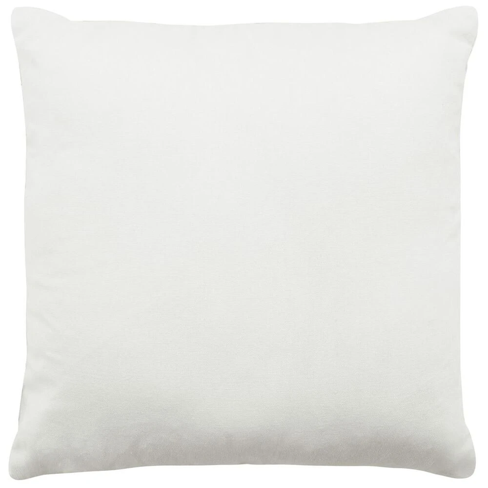 Safavieh Milla 20"x20" Pillow In Beige/Blue 5 Safavieh Milla 20"x20" Pillow In Beige/Blue - Image 3