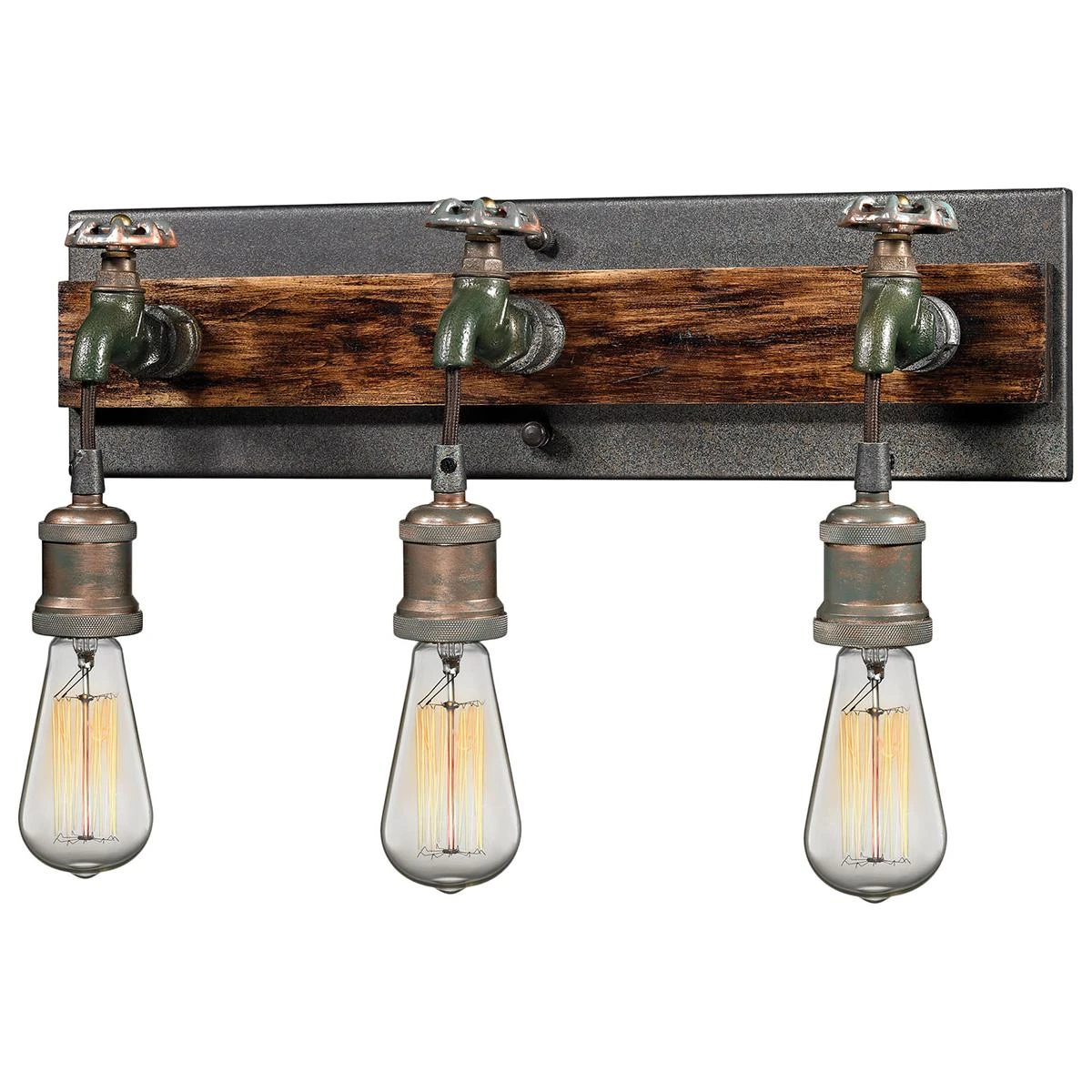 Stein World Jonas 3-Light Vanity In Weathered Multitone 3 Stein World Jonas 3-Light Vanity In Weathered Multitone