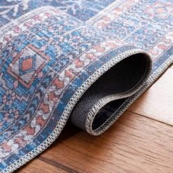 Safavieh Serapi Bohemian 4' X 6' Blue And Ivory Area Rug -Home Decoration Series 5482767 6