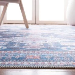Safavieh Serapi Bohemian 4' X 6' Blue And Ivory Area Rug -Home Decoration Series 5482767 7