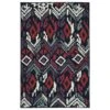 Kaleen Rugs Anther 1'11" X 3'7" Ivory, Purple, Pink, Red, Navy And Teal Indoor/Outdoor Area Rug -Home Decoration Series 5488319 1