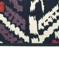 Kaleen Rugs Anther 1'11" X 3'7" Ivory, Purple, Pink, Red, Navy And Teal Indoor/Outdoor Area Rug -Home Decoration Series 5488319 4
