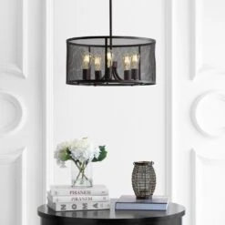 Safavieh Kane Pendant In Dark Grey -Home Decoration Series 54886783 4