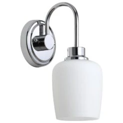 Safavieh Casen Bathroom Sconce In Chrome -Home Decoration Series 54887534 3