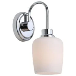 Safavieh Casen Bathroom Sconce In Chrome -Home Decoration Series 54887534 5