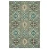 Kaleen Rugs Chancellor 2'6" X 8' Grey, Sage, Teal, Brown, Light Pink And Wine Runner -Home Decoration Series 5493657 1