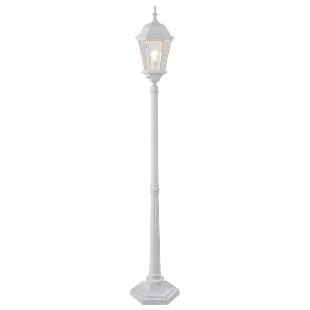 Kenroy Villa 1-Light Portable Lantern In White 3 Kenroy Villa 1-Light Portable Lantern In White