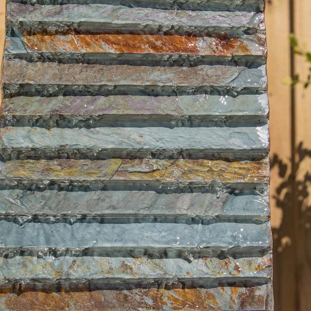 Kenroy Stave Table Lamp Fountain In Slate And Copper 5 Kenroy Stave Table Lamp Fountain In Slate And Copper - Image 3